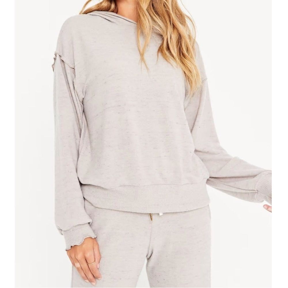 Project Social T Women’s Grey Sway Cozy Hoodie Size XS, Small
